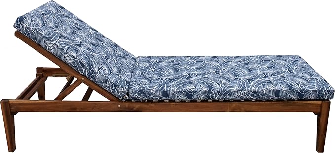 Tommy Bahama Chaise Cushion, 26" X 77" X 2.5", Pacific Zaffre