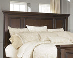 Signature Design by Ashley Reylow Traditional Poster Headboard ONLY, Queen, Dark Brown