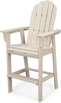 POLYWOOD® Vineyard Bar Chair, Sand