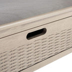 SAFAVIEH Home Collection Landers Greige2-Drawer Console Table CNS5710D, Greige