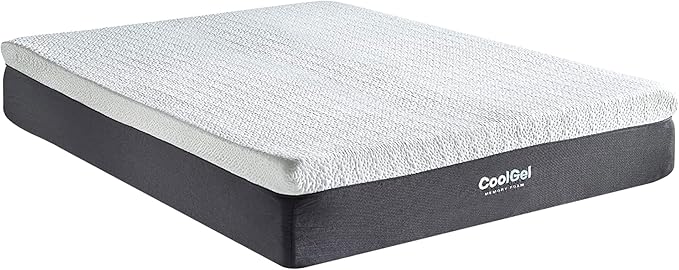 Classic Brands Cool Gel Ventilated Memory Foam 12-Inch Mattress | CertiPUR-US Certified | Bed-in-a-Box, California King
