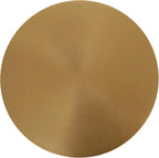 Kate and Laurel Hersi Decorative Modern Pedestal Drink Table; 7 x 7 x 20; Gold; Cast Aluminum Mini Table with Teardrop Base for Use as Small Plant Stand or Living Room Martini Table