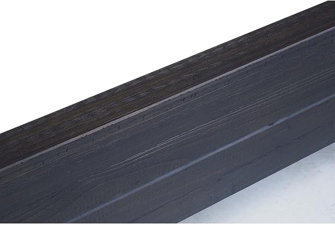 Grain Wood Furniture Montauk Solid Wood Bed, Full Size, Farmhouse Black