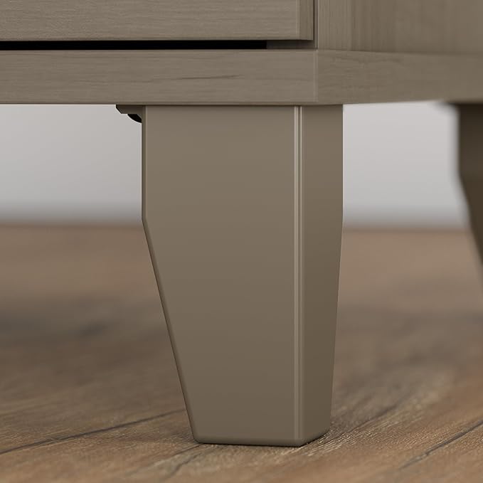 Bush Furniture 2 Drawer Lateral File Cabinet, Letter and Legal-Size Document Storage for Home or Professional Office, Somerset Collection, Ash Gray