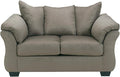Signature Design by Ashley Darcy Casual Plush Loveseat, Grayish Brown