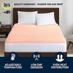 Serta Heated Mattress Pad Twin XL - Deep Pocket, 10 Heat Settings, Auto Shut Off, ETL Certified, Machine Washable, White