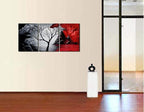 Wieco Art Extra Large The Cloud Tree Modern Gallery Wrapped Giclee Canvas Print Artwork Abstract Landscape 3 panels Pictures on Canvas Wall Art Ready to Hang for Living Room Kitchen Home Decor XL
