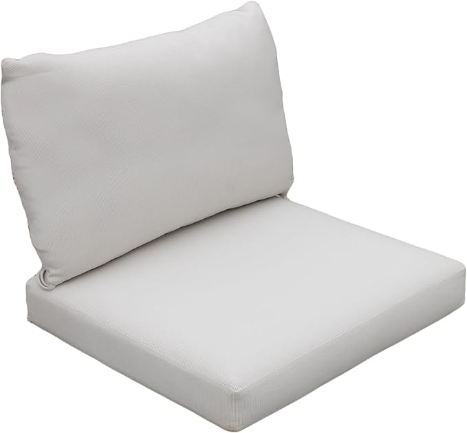 Tommy Bahama Deep Seating Lounge Cushion, 24" X 26" X 4", Bamboo Bay Bone