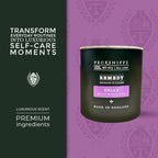 Pecksniff's Relax Candle - 3 Wick, 19.4 oz, 550g - Long-Lasting RelaxFragrance - Soothing Ambiance for Home Decor - Elegant Dark Green Design