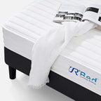 Queen Mattress,10 Inch Hybrid Mattress in a Box with Gel Memory Foam Mattress, Natural Latex Mattress Individually Wrapped Pocket Coils Innerspring Mattress, Pressure Relief, Back Pain Relief