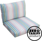 Tommy Bahama Deep Seating Lounge Cushion, 26" X 30" X 4", Bandeau Pastel