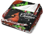 Cardinal Christmas Throw Blanket - Soft, Warm & Cozy Fleece for Kids & Adults - 60"x80"