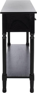 SAFAVIEH Home Collection Peyton Black 3-Drawer Lower Shelf Console Table CNS5705B