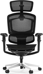 FLEXISPOT ErgoX-PRO Ergonomic Office Chair with Footrest Black – AeroWeave 5.0 Mesh Seat, 5D Lumbar, 7D Armrests, 4D Headrest, 551LBS Capacity – Office, Gaming, Home