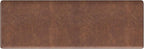 SIMPLIHOME Avalon 54 Inch Wide Contemporary Rectangle Extra Large Storage Ottoman Bench in Distressed Saddle Brown Vegan Faux Leather, Assembled, For the Living Room, Entryway and Family Room