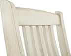 Signature Design by Ashley Bolanburg 24" Counter Height Farmhouse Barstool, 2 Count, Antique White