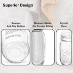 Ball Regular Mouth Mason Jars 16 oz. (12 Pack) - Pint Size Jars with Airtight Lids and Bands for Canning, Fermenting, Pickling, Meal Prep or DIY Decors and Projects Bundled with Peaknip Jar Opener