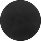 JONATHAN Y TBL1103C Kline 17.5" Mid-Century Modern Brutalist Indoor/Outdoor Accent Table Art Deco, Minimalist, Contemporary, Patio, Garden, Bathroom, Living Room, Wash Black