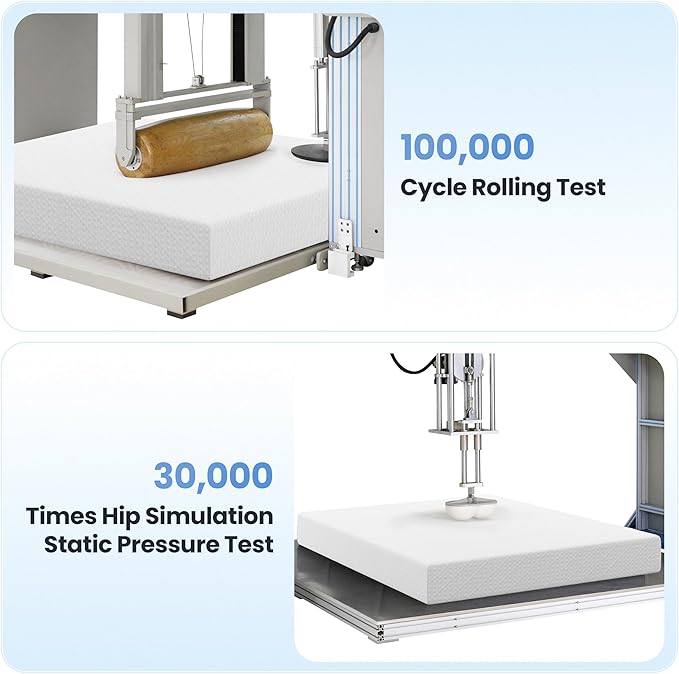 Yaheetech 8 Inch Full Size Mattress 3 Foam Layer Cooling Gel Memory Foam Mattresses, Green Tea for Fresher Sleep, Medium Firm, No Fiberglass, CertiPUR-US Certified, Full Mattress in a Box