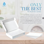 Pursonic Eco Laundry Detergent Sheets - 100 Sheet (200 Loads) Natural Zero Plastic Laundry Sheets with Powerful Cleaning Power - Travel Essentials, Quick-Dissolving & Mess-Free (Fresh Linen)