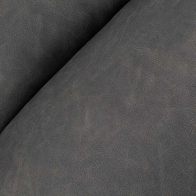 MCombo Power Lift Recliner Chair Sofa with Massage and Heat, Adjustable Headrest, 3 Positions, USB Ports, for Elderly People, 7533 (Faux Leather, Dark Gray)