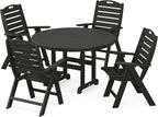 POLYWOOD® Nautical Dining Set, Black