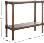 SAFAVIEH Home Collection Rafiki Brown Lower Shelf Console Table CNS5714C