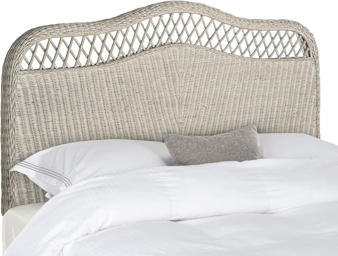 Safavieh Home Collection Sephina Antique Grey Rattan Headboard (King)