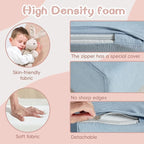 Asweets Kids Play Couch with Tunnel and Balls, Play Couch for Toddlers, Kids Foam Convertible Play Building Fort for Christmas and New Year, Pink