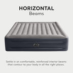 Intex King Air Mattress, Dura-Beam Plus 16.5" Inflatable Bed with Built-in Pump