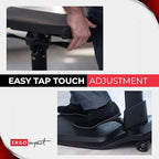 Standing Desk Chair – Ergonomic Stool for Active Sitting & Posture Support | Adjustable Height Sit Stand Chair for Home Office Elite Upgraded Version with 3 Bonus Accessories