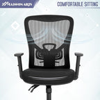 MAISON ARTS Ergonomic Mesh Office Chair, High Back Computer Task Chair Desk Chair with Adjustable Armrest and Lumbar Support for Home Office