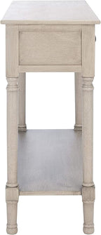 Safavieh Home Collection Tate Greige 2-Drawer Bottom Shelf Console Table
