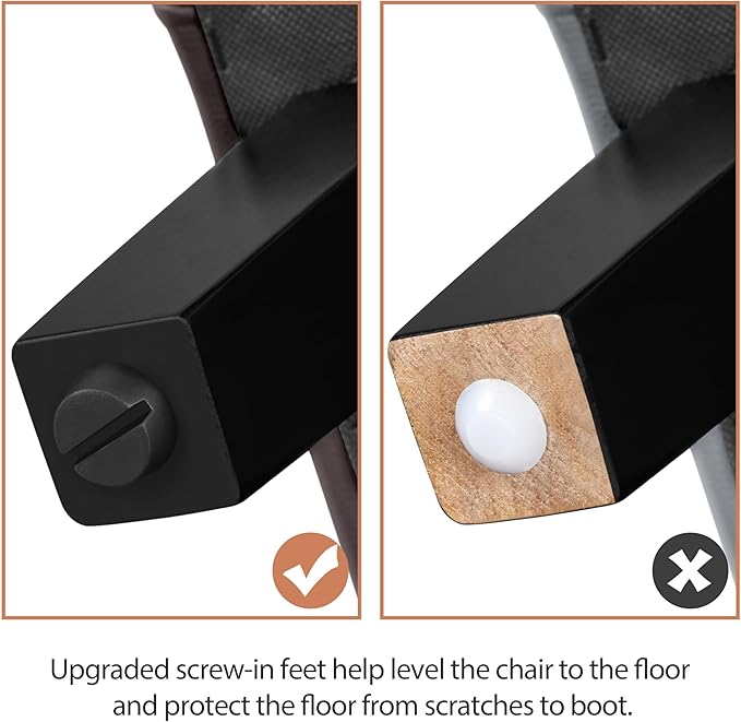 Yaheetech Leather Club Chair, Faux Leather Accent Chair, Modern Living Room Armchair with Wood Legs and Padded Seat for Bedroom Reception Room, Espresso