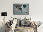 Wieco Art Canvas Wall Art Wassily Kandinsky Unequal 1932 Picture Print of Abstract Famous Paintings Canvas Prints for Living Room Home Decor Wall Decorations
