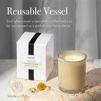 LAFCO New York Votive Candle, Chamomile Lavender - 1.9 oz - 20-Hour Burn Time - Reusable Glass Vessel - Made in The USA