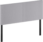 Furinno Roanne Upholstered Headboard, Queen, Glacier