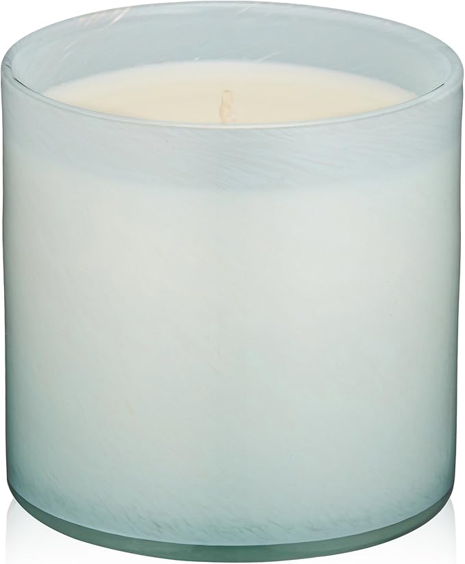 LAFCO New York Signature Candle, Marine - 15.5 oz - 90-Hour Burn Time - Reusable, Hand Blown Glass Vessel - Made in The USA