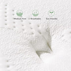 Novilla Queen Mattress, 12 Inch Hybrid Pillow Top Queen Size Mattress in a Box with Gel Memory Foam & Individually Wrapped Pocket Coils Innerspring for a Cozy & Peaceful Sleep