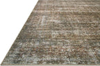 Loloi Amber Lewis Billie Collection, Tobacco & Rust 2'-0" x 5'-0" Area Rug – Antique & Distressed Accent Rugs for Living Room, Bedroom, Entryway & Hallway, No Shed High Traffic Area Home Decor Rug