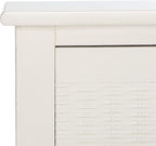 SAFAVIEH Home Collection Landers Distressed White 2-Drawer Console Table CNS5710A
