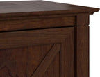 Bush Furniture Key West 2 Drawer Lateral File Cabinet in Bing Cherry, Document Storage for Home Office, Accent Chest with Drawers
