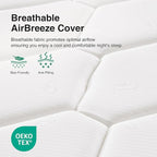 Novill 8 Inch Foam and Spring Hybrid Mattress, Twin Mattress in a Box, Medium Support, CertiPUR-US Certified Foam & Steel Coils, Durable Design, Guest and Youth Bedroom, Eco-Friendly Packaging