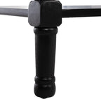 SAFAVIEH Home Collection Peyton Black 3-Drawer Lower Shelf Console Table CNS5705B