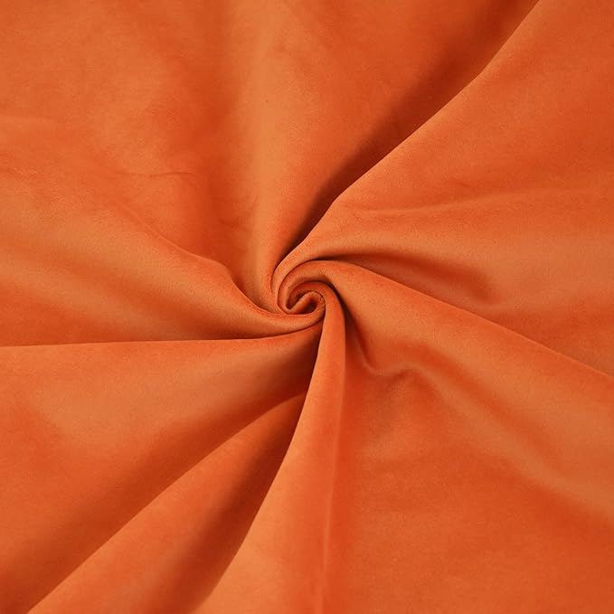JACH Ottoman Module for Living Room, Cushion Covers Removable, Minimalist Comfy Breathable Ottoman Seater Paired with Sofa Couch for Living Room Apartment, Orange