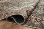 Loloi Amber Lewis Georgie Collection GER-07 Moss/Salmon 10'-0" x 14'-0", .19" Pile Height, Area Rug
