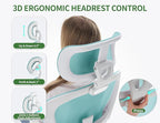 Office Chair - Ergonomic Office Chair with Back Support, Ergonomic Computer Chair - Home Office Desk Chairs, 400lbs Wide Seat Big and Tall Office Chairs with Headrest, Comfy Desk Chairs(Blue)