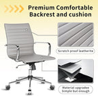 Chair, Desk Computer Chair ，with Armrests ，Ergonomic Office Chair for Home and Office, 17.32 x 22.83 x 35.43 inches, Multiple Colors (Grey)