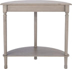 SAFAVIEH Home Collection Tinsley Greige Half Moon Console Table