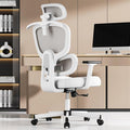 Office Chair, Ergonomic Desk Chair, High Back Desk Chair, Big and Tall Reclining Comfy Home Office Chair with Lumbar Support Breathable Mesh Computer Chair Adjustable Armrests